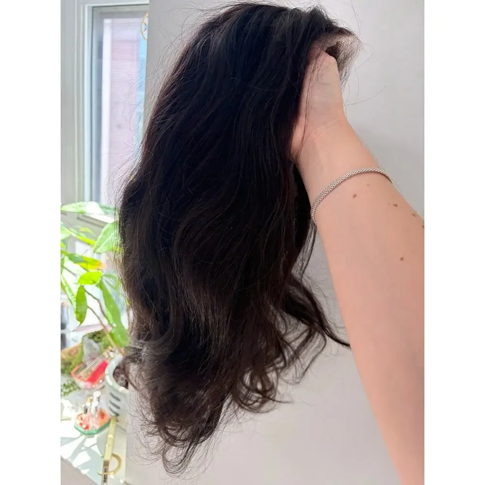 NEW Women's Brown Long Straight Sew In Wig
